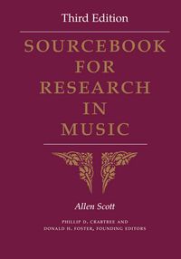 Produktbild: Sourcebook for Research in Music, Third Edition