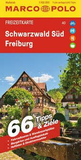 Produktbild: MARCO POLO Freizeitkarte 40 Schwarzwald S&uuml;d, Freiburg 1:100.000