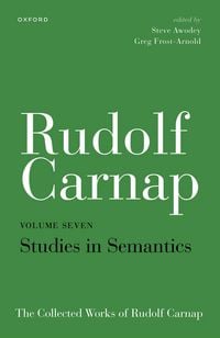 Produktbild: Rudolf Carnap: Studies in Semantics
