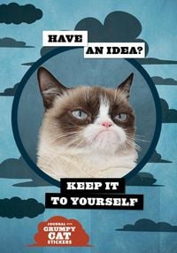Produktbild: Grumpy Cat Flexi Journal with Stickers