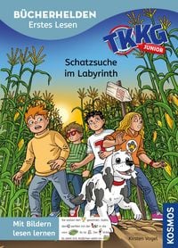 Produktbild: TKKG Junior, B&uuml;cherhelden, Erstes Lesen, Schatzsuche im Labyrinth
