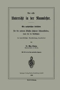 Produktbild: Der erste Unterricht in der Raumlehre