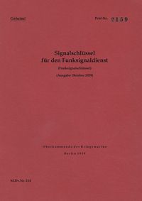 Produktbild: M.Dv.Nr. 114 Signalschl&uuml;ssel f&uuml;r den Funksignaldienst (Funksignalschl&uuml;ssel) - Geheim