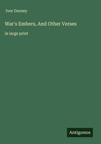 Produktbild: War's Embers, And Other Verses