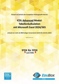 Produktbild: ICDL Tabellenkalkulation Advanced mit Microsoft Excel 2024/365 (Syllabus 3.0)