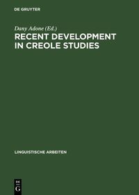 Produktbild: Recent Development in Creole Studies