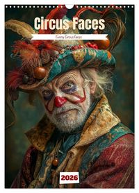 Produktbild: Circus Faces (Wall Calendar 2026 DIN A3 portrait), CALVENDO 12 Month Wall Calendar