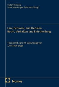 Produktbild: Law, Behavior, and Decision - Recht, Verhalten und Entscheidung