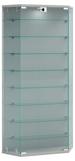 Produktbild: Wandvitrine H&auml;ngevitrine Glasvitrine Benila XL