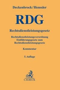 Produktbild: Rechtsdienstleistungsgesetz. RDG