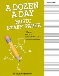 Produktbild: A Dozen a Day - Music Staff Paper