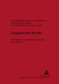 Produktbild: Linguistische Berufe