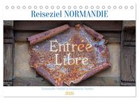Produktbild: Reiseziel Normandie (Tischkalender 2026 DIN A5 quer), CALVENDO Monatskalender