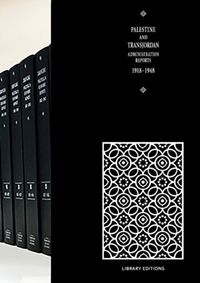 Produktbild: Palestine and Transjordan Administration Reports 1918-1948
