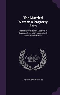 Produktbild: The Married Women's Property Acts