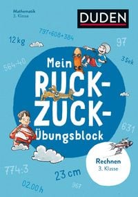 Produktbild: Mein Ruckzuck-&Uuml;bungsblock Rechnen 3. Klasse