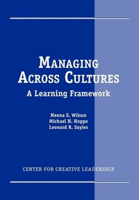 Produktbild: Managing Across Cultures: A Learning Framework
