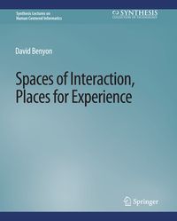 Produktbild: Spaces of Interaction, Places for Experience