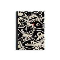 Produktbild: Matabooks &ndash; Nachhaltiges A6 Notizbuch/Skizzenbuch/Tagebuch/Bullet Journal/Schreibheft aus Graspapier &ndash; Steifbroschur Dahara Farbe: Lino Black
