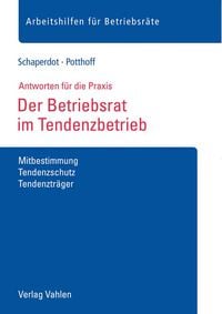 Produktbild: Der Betriebsrat im Tendenzbetrieb