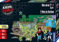 Produktbild: Krimipuzzle Die drei ??? Kids T-Rex in Action