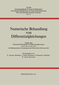 Produktbild: Numerische Behandlung von Differentialgleichungen