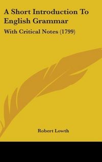 Produktbild: A Short Introduction To English Grammar