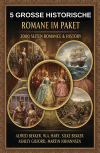 Produktbild: 5 Gro&szlig;e historische Romane im Paket: 2000 Seiten Romance & History