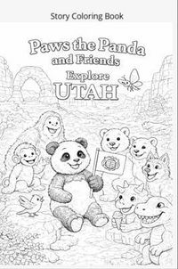 Produktbild: Paws the Panda and Friends Explore Utah Coloring Book