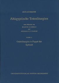 Produktbild: Alt&auml;gyptische Totenliturgien / Osirisliturgien in Papyri der Sp&auml;tzeit