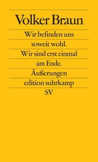 Produktbild: Wir befinden uns soweit wohl. Wir sind erst einmal am Ende