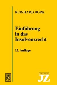 Produktbild: Einf&uuml;hrung in das Insolvenzrecht