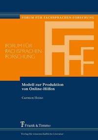Produktbild: Modell zur Produktion von Online-Hilfen
