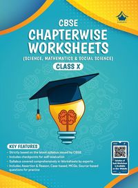 Produktbild: Chapterwise Worksheets for CBSE Class 10 (2022 Exam)