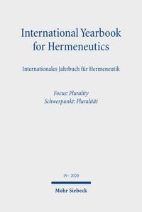 Produktbild: International Yearbook for Hermeneutics/Internationales Jahrbuch f&uuml;r Hermeneutik