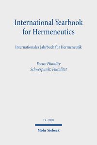 Produktbild: International Yearbook for Hermeneutics/Internationales Jahrbuch f&uuml;r Hermeneutik