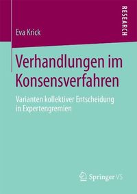 Produktbild: Verhandlungen im Konsensverfahren
