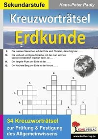 Produktbild: Kreuzwortr&auml;tsel Erdkunde