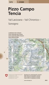 Produktbild: Swisstopo 1 : 25 000 Pizzo Campo Tencia