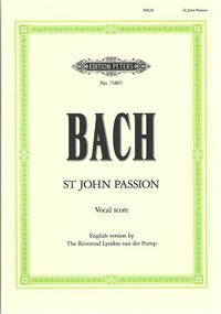 Produktbild: St. John Passion BWV 245 (Vocal Score in English)