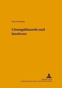 Produktbild: L&ouml;sungsklauseln und Insolvenz