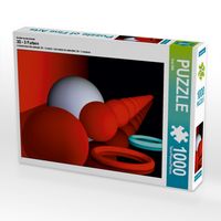 Produktbild: CALVENDO Puzzle Ein Motiv aus dem Kalender 3D - 3 Farben | 1000 Teile Lege-Gr&ouml;&szlig;e 64x48cm Foto-Puzzle f&uuml;r gl&uuml;ckliche Stunden
