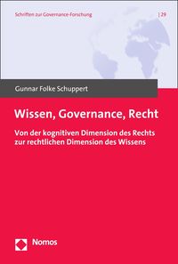 Produktbild: Wissen, Governance, Recht.
