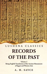 Produktbild: Records of the Past Being English Translations of the Ancient Monuments of Egypt and Western Asia Volume 2