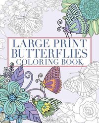 Produktbild: Large Print Butterflies Coloring Book