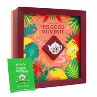 Produktbild: BIO Tee Kollektion "Feelgood Moments", Ayurveda Tee Probierbox & Geschenk zum Wohlf&uuml;hlen, 4 Sorten, 32 Teebeutel