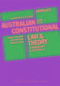 Produktbild: Blackshield, T: Australian Constitutional Law and Theory - A