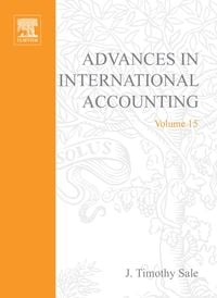 Produktbild: Advances in International Accounting