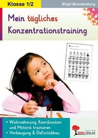 Produktbild: Mein t&auml;gliches Konzentrationstraining / Klasse 1-2