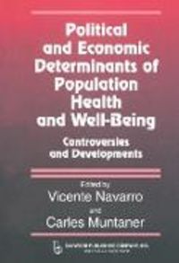 Produktbild: Political And Economic Determinants of Population Health and Well-Being